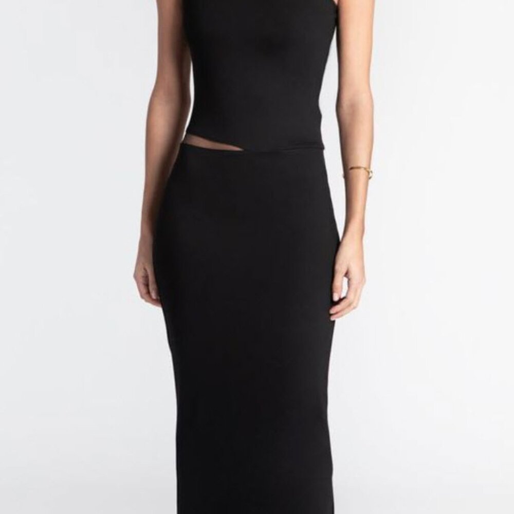 Marcella Martina one shoulder black dress. - Picture 2 of 10